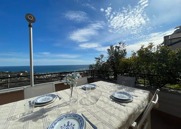 Relax Vista Mare Con A/c, Wi-fi & Free Parking. 아파트